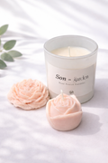 Set of 3 roses candles